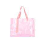 Sacola PVC Transparente Personalizado ROSA