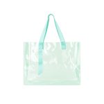 Sacola PVC Transparente Personalizado VERDE